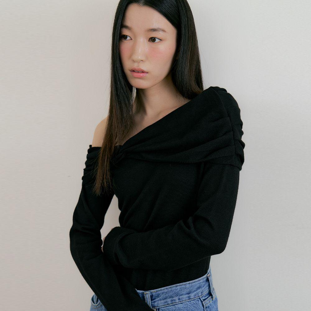 Wool Twisted Knit (black)