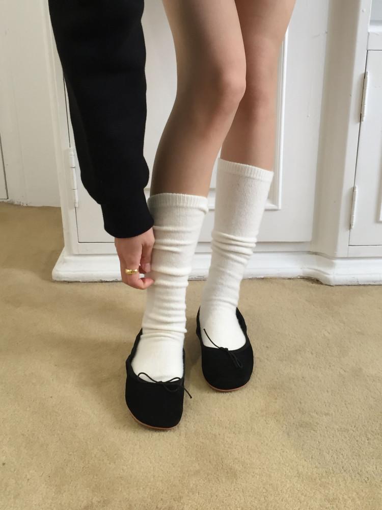 [둥그런] 캐시미어 니삭스 (4 color)