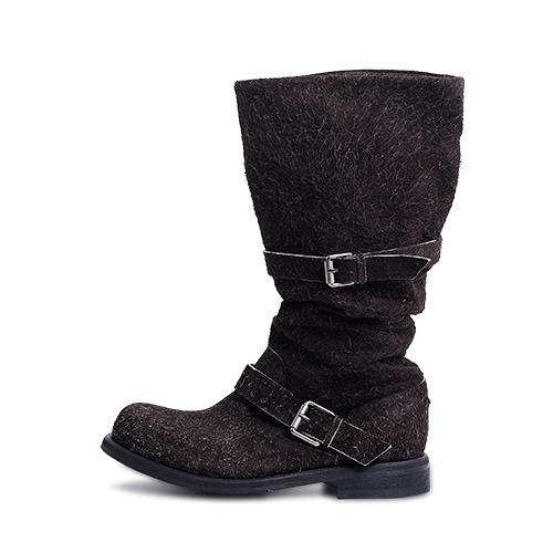 [9월 16일 예약배송] Slouchy Long Boots "Buffalo Brown\"