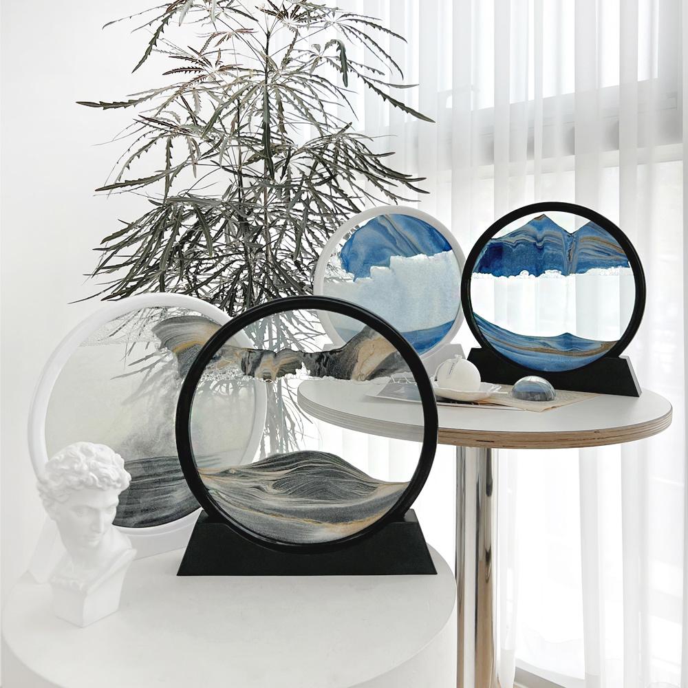 집들이선물 모래멍 샌드아트 3D모래시계 감성 인테리어 액자 12인치