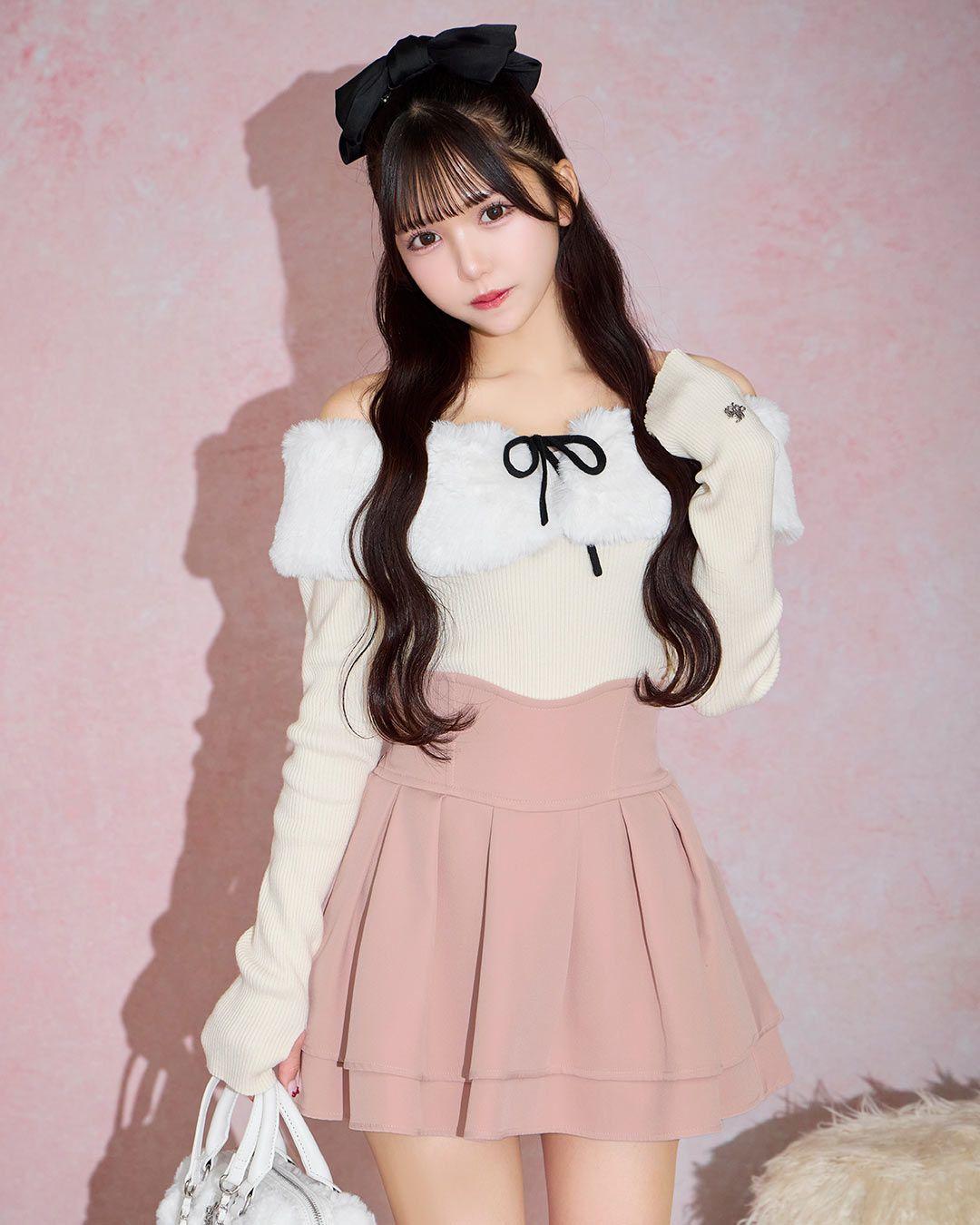 殿堂入り!!美脚になれるスカート♡（インナーパンツ付） アイボリー | ファッション通販＆メディアMyColor ～マイカラー～