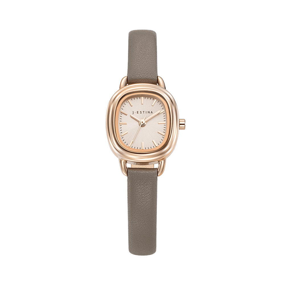 AMICO 라운드 가죽시계 (JWM1LE4BS403RGGR0)