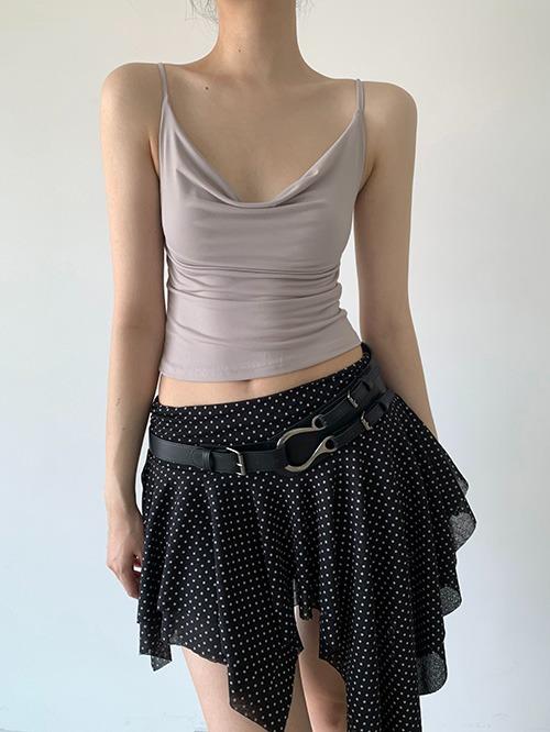 modern drape sleeveless, 4color