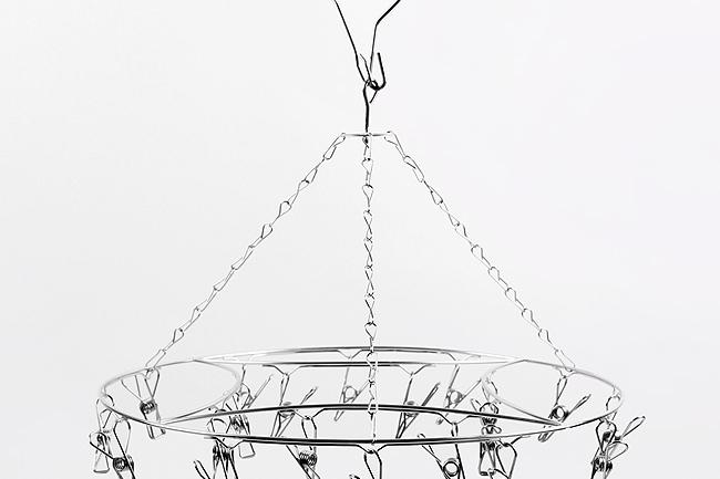 스텐 빨래집게 건조대(20p)/속옷 양말걸이 빨래건조대