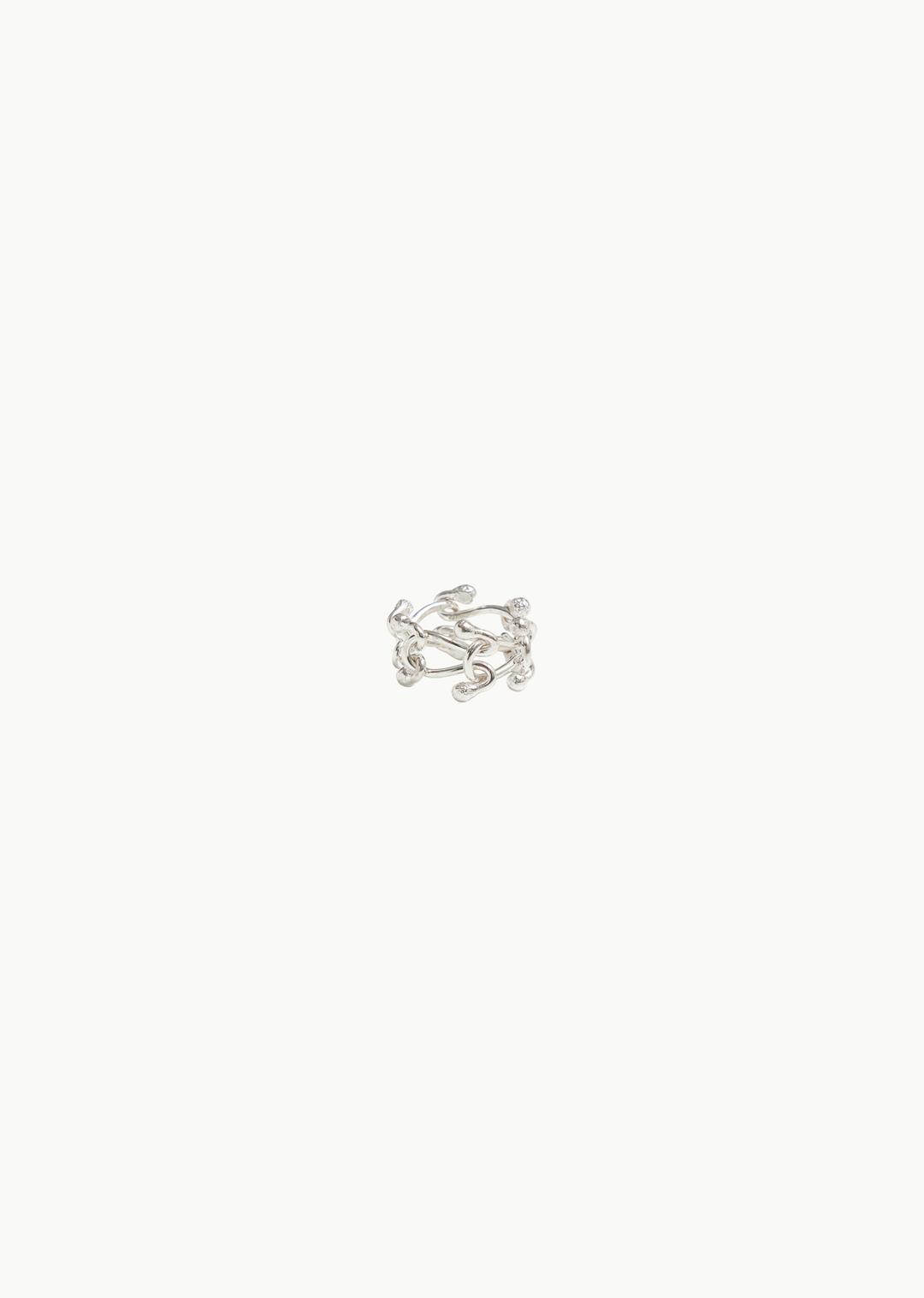 link ring / skinny, silver