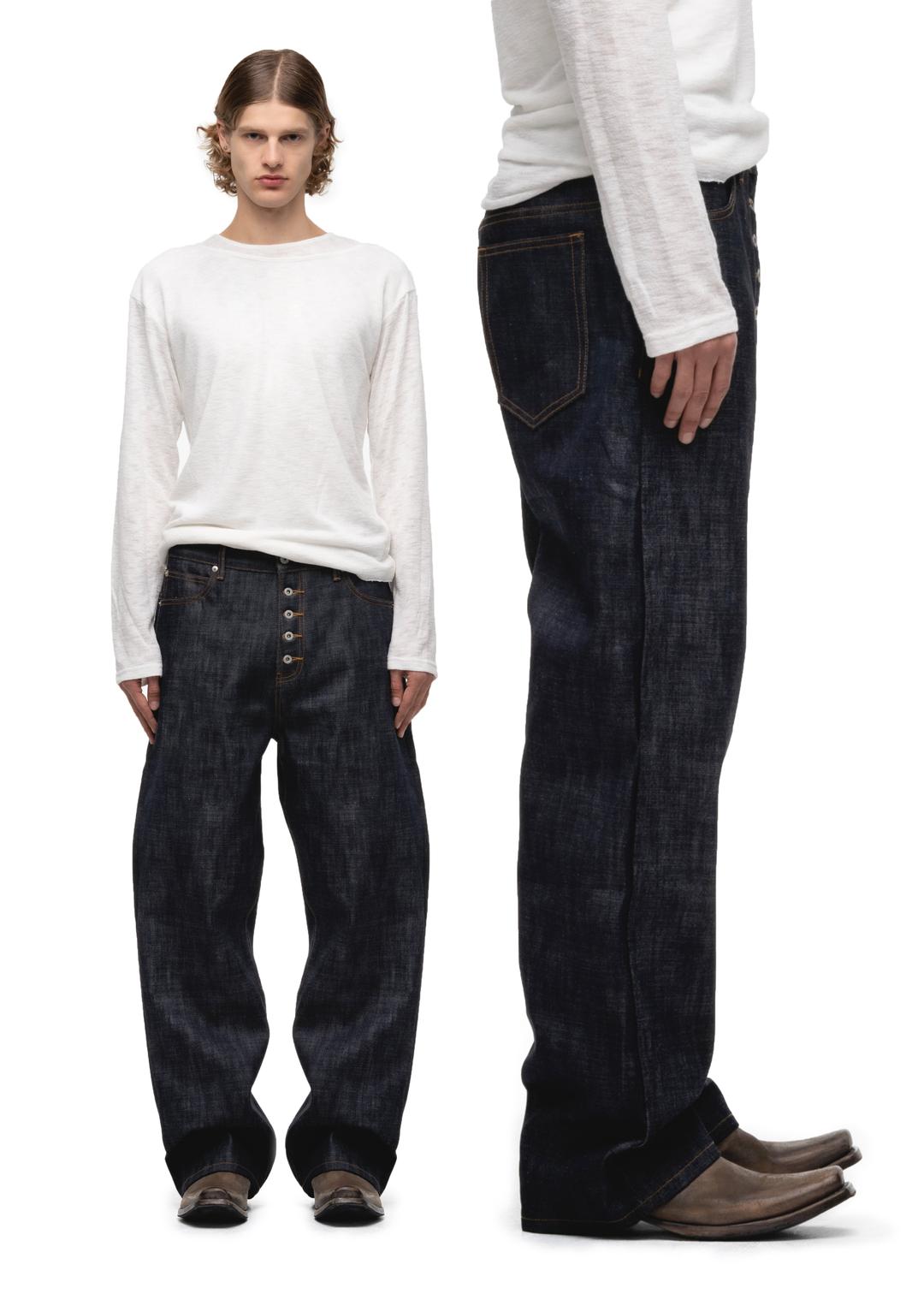 RAW DENIM JAPANESE REGULAR FIT BLUE - SMALL