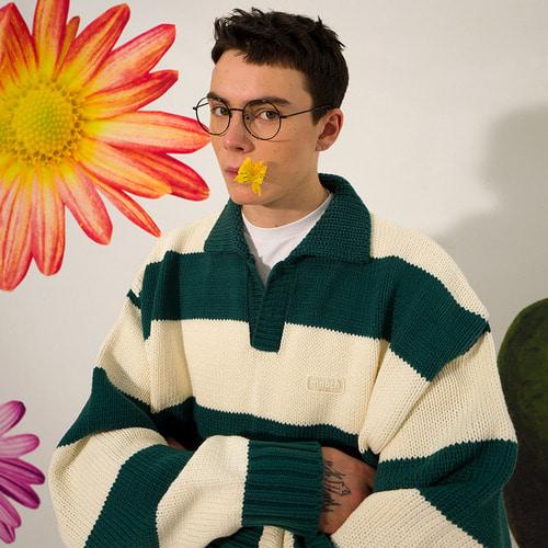 [12/17 예약배송]Traveller Oversized Sweater(TEAL GREEN)