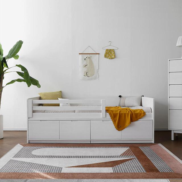 [60% 특가] [코코소프트] B형 벙커침대 서랍형 : 블랑화이트 SS/Q/LK/CLK