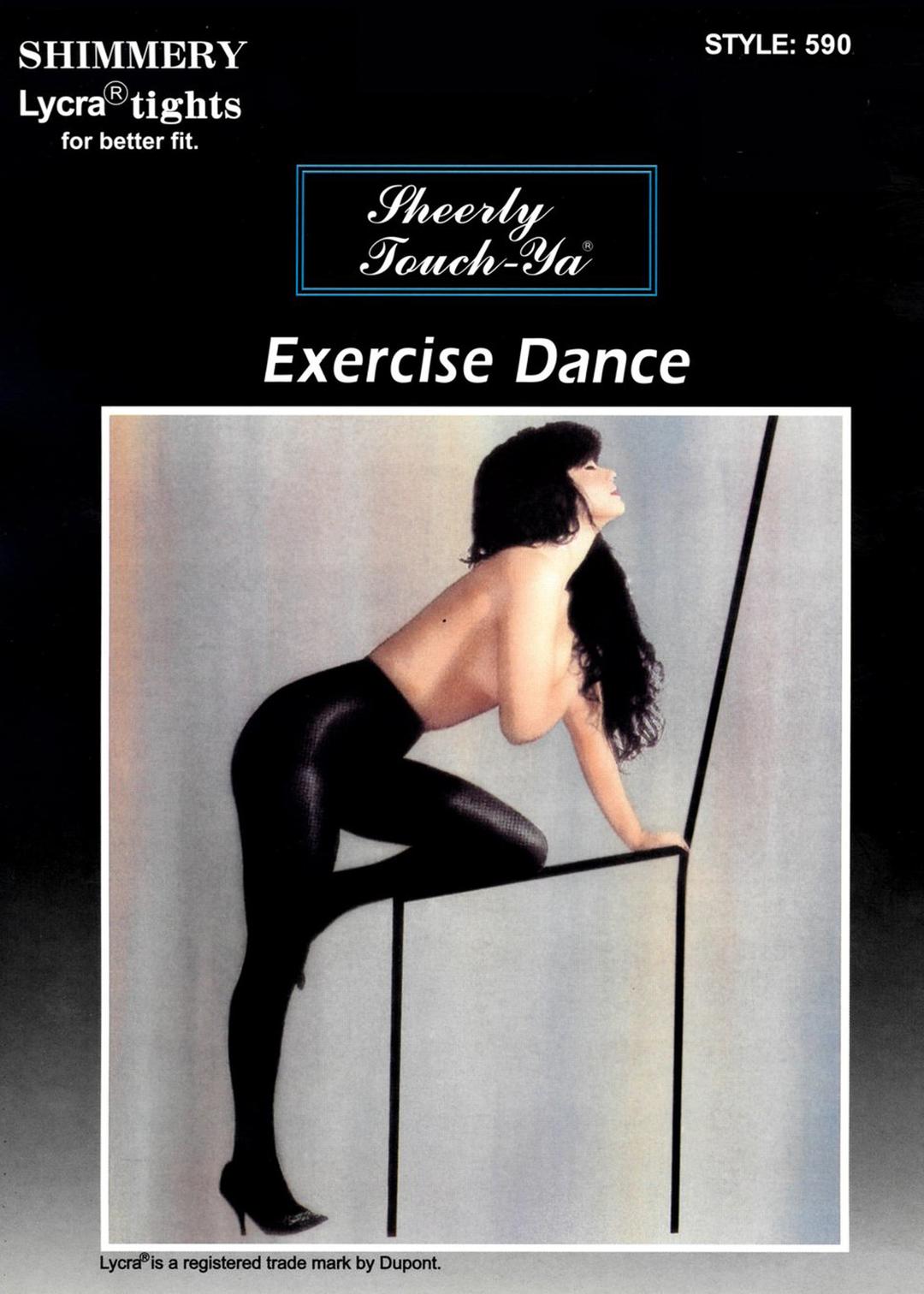 Shimmery Seamless Dance Exercise Tights