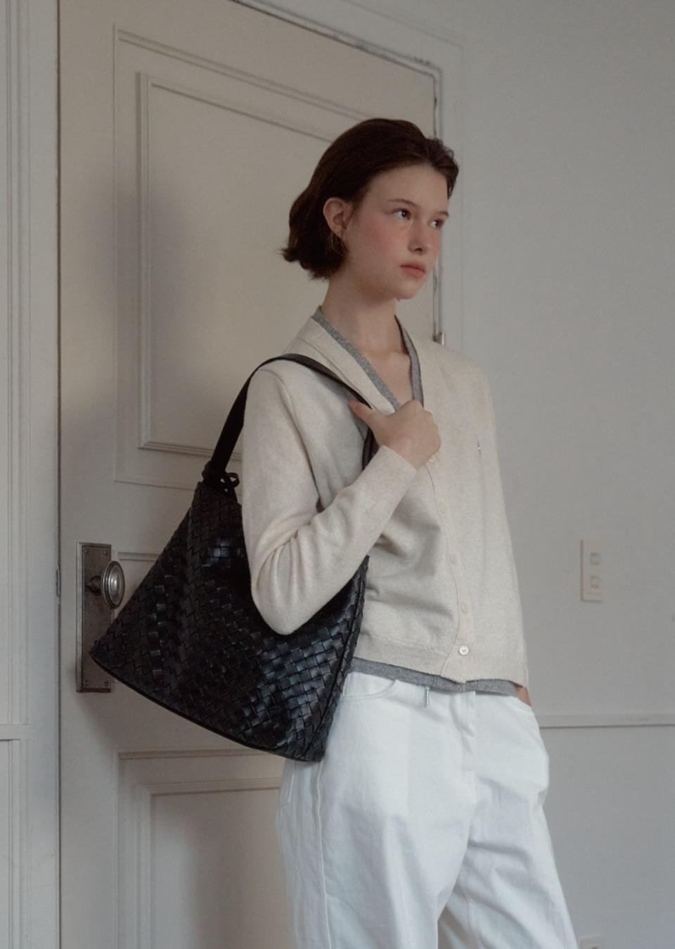 ANC WEAVING MESH BAG_BLACK