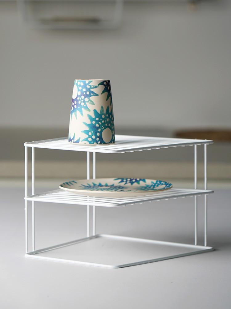 메탈텍스 실로스 화이트 코너 정리 선반 주방정리 주방수납