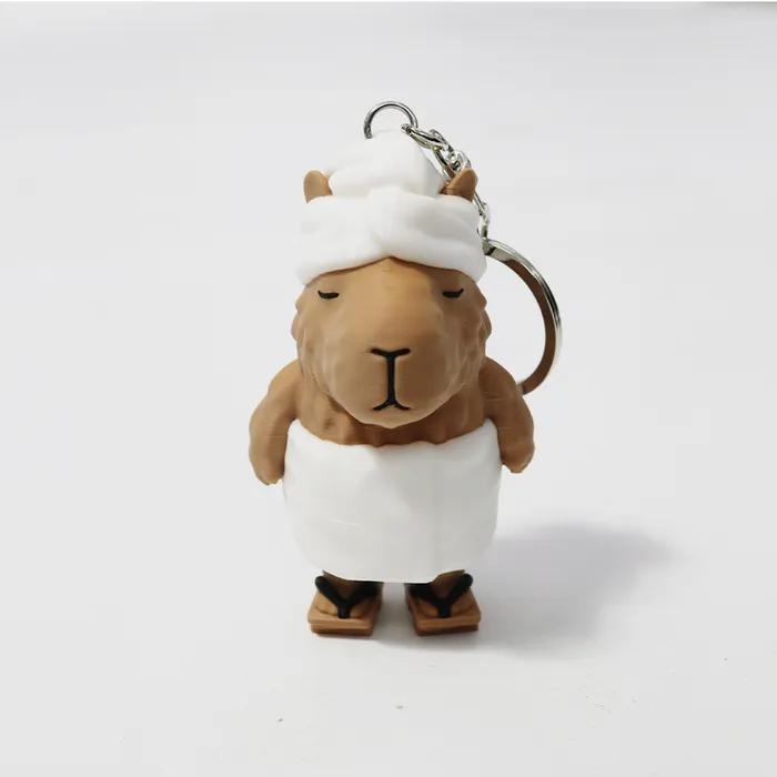 SAUNA CAPYBARA KEYRING