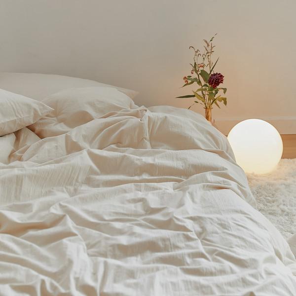 [코르] 광목 16수 이불커버 세트 아이보리