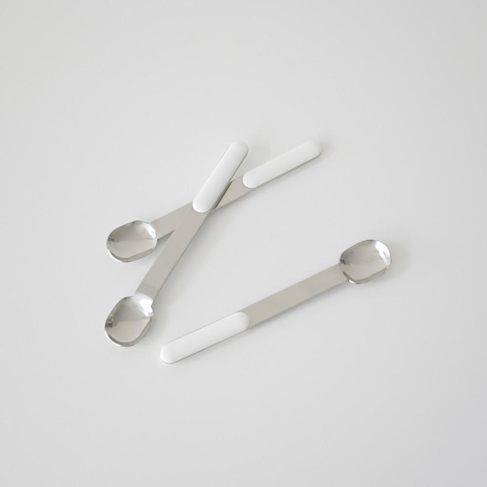 [vintage] Bodum White Handle Teaspoon 보덤 화이트 핸들 티스푼
