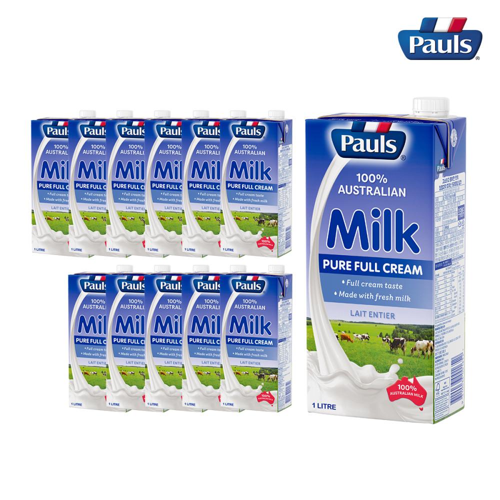 폴스 퓨어밀크 멸균우유 1L 1박스(12개)