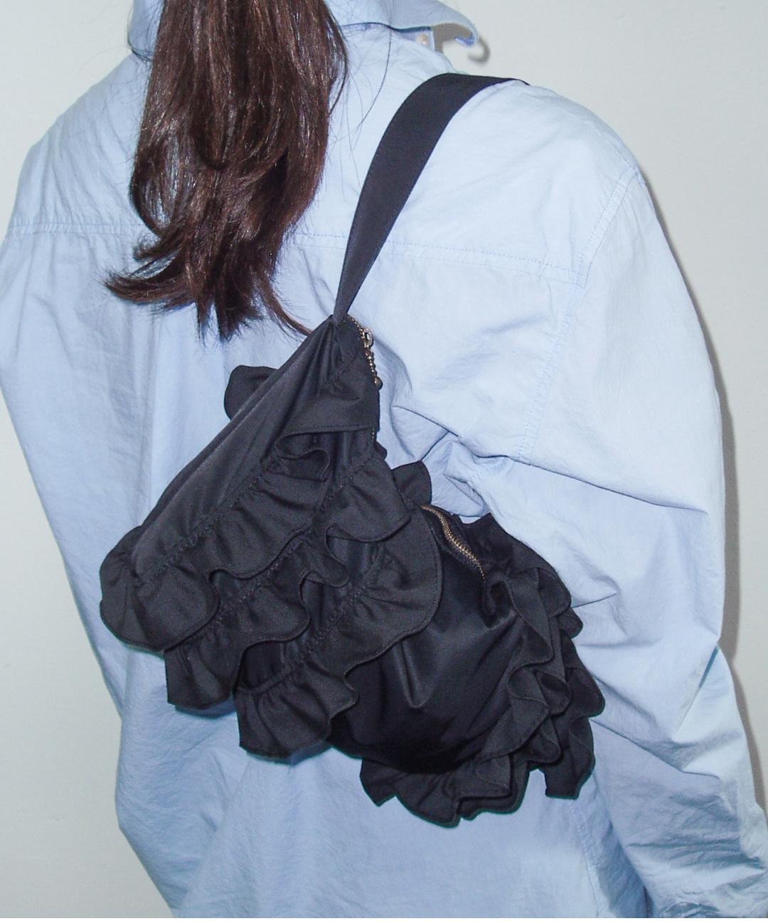 캔버스가든 팔랑 프릴백 - 숄더백 토트백 데일리 호보백 여성가방