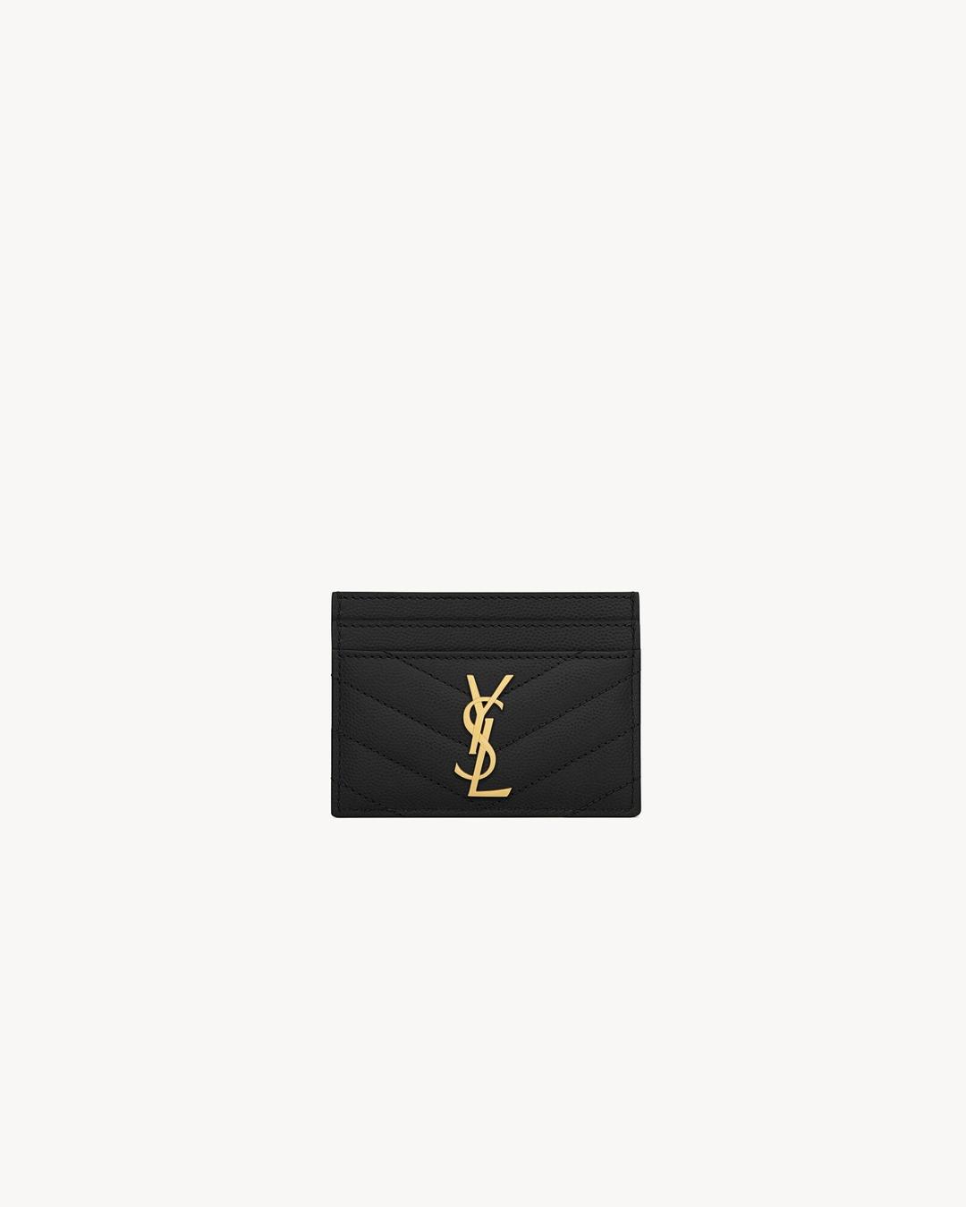그랑 드 뿌드르 엠보스드 가죽 소재의 CASSANDRE MATELASSÉ 카드 케이스 | Saint Laurent | YSL.com