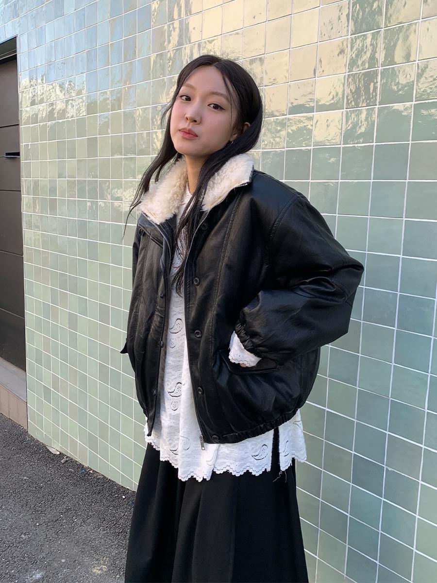 Revolt shearling blouson (2color) 페우 단독입고!