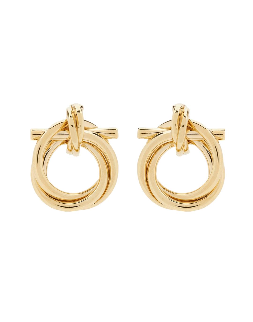 페레가모 FW23 페라가모귀걸이 라프리마 간치니 골드 트위스트 귀걸이 760549 751618