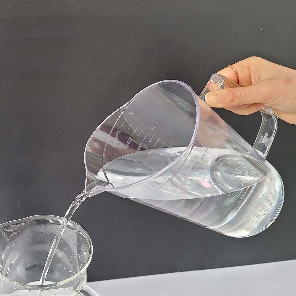 국산 PC 계량컵 비커 플라스틱 베이킹 업소용 눈금계량컵 225ml