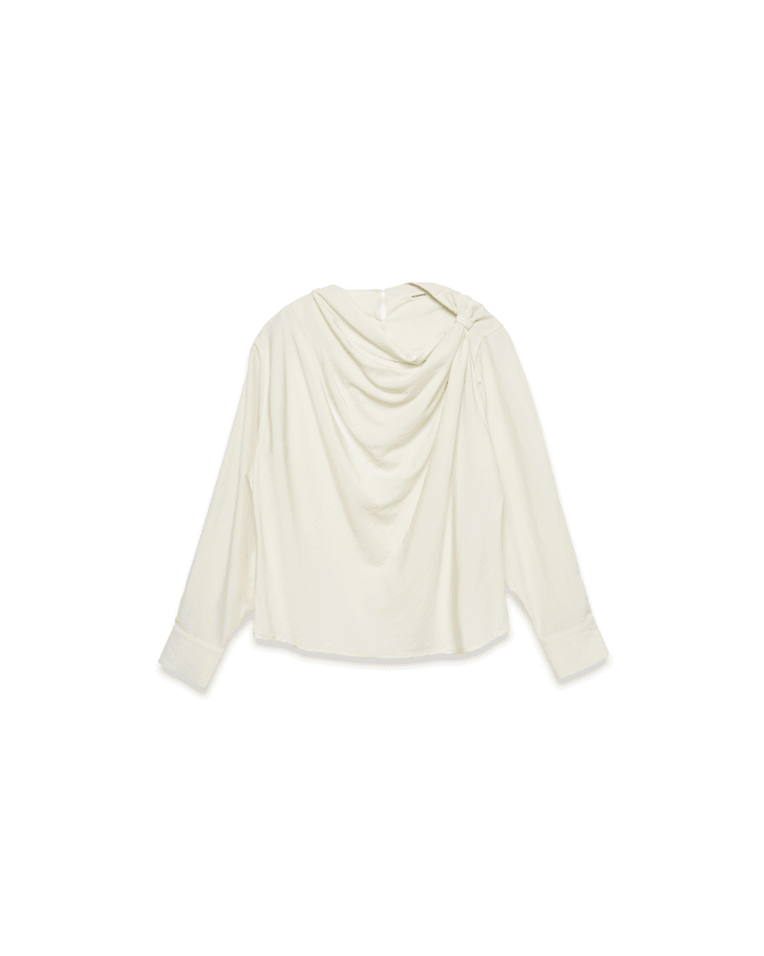 S_Drape Blouse [CREAM]