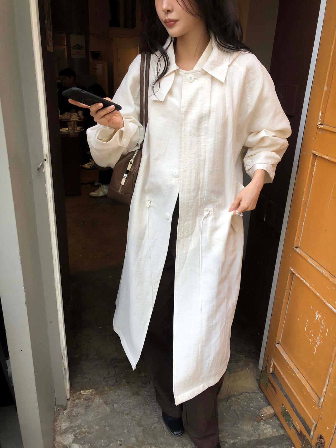 NUT TRENCH COAT (3COLOR)