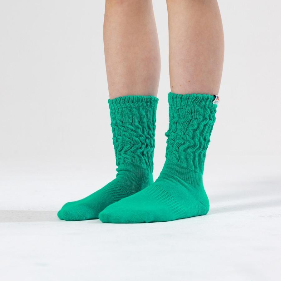 루즈핏 USA 삭스(그린)