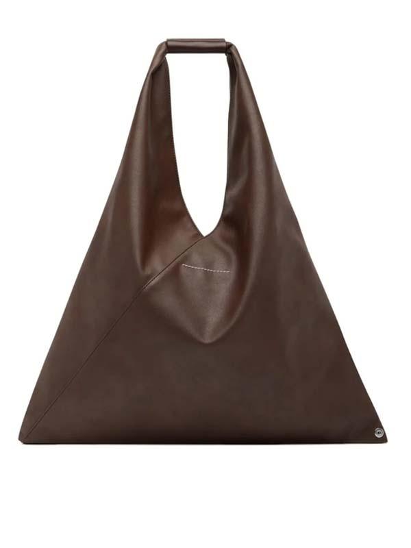 재패니즈 브라운 라지 토트백