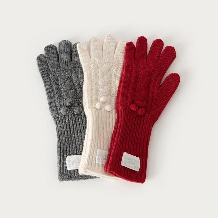 [2nd] Coco Wool Cable Gloves - 3Color