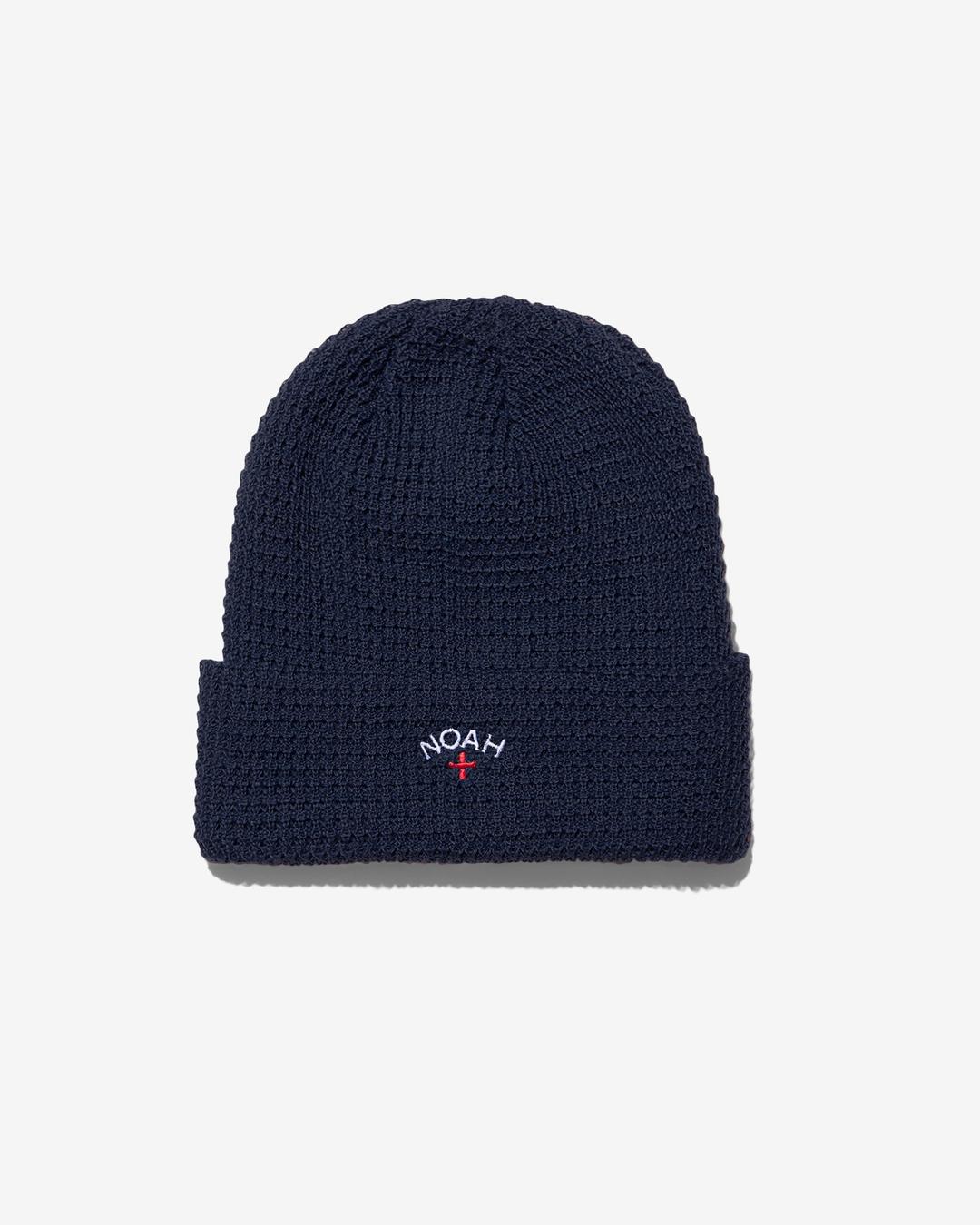 Waffle Beanie - Navy