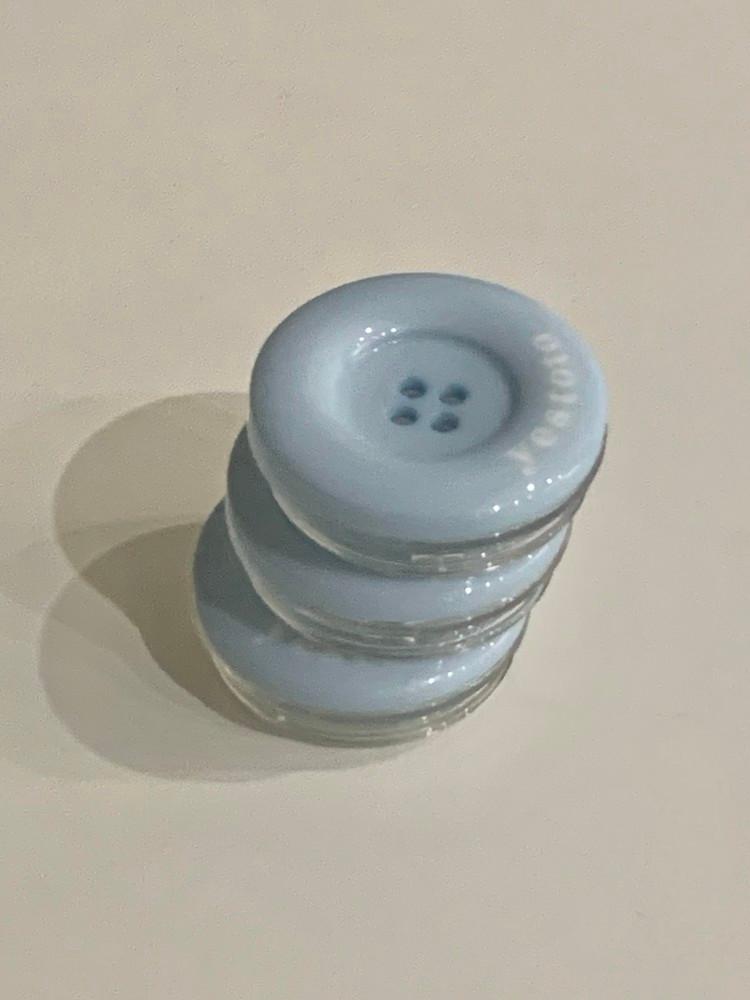 [B grade] 628 skyblue buttontok