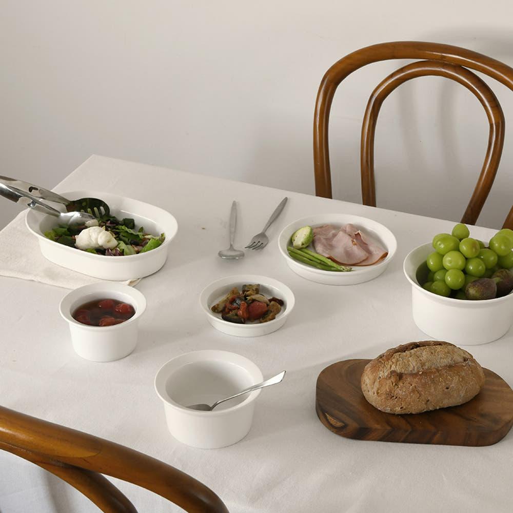 화이트 이비티 2인 홈세트 자취선물 도자기그릇 세트