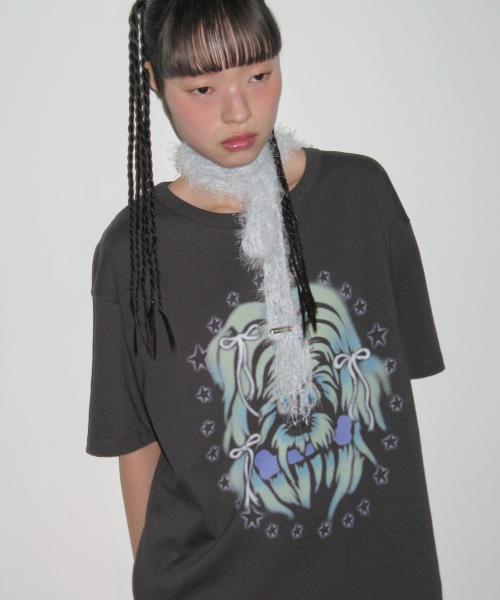 Furry Puppy T-Shirt [Charcoal]