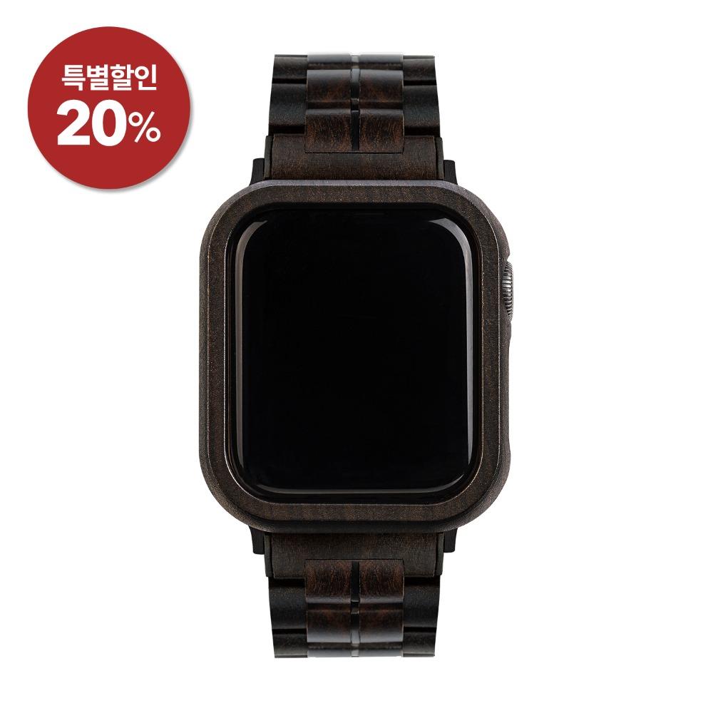 애플워치우드스트랩 : 흑단향나무(42/44/45mm)