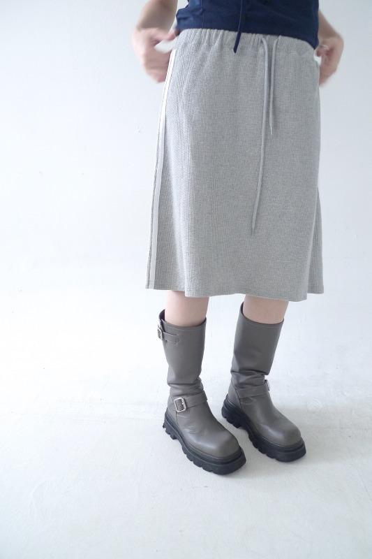 waffle track skirt (3color)