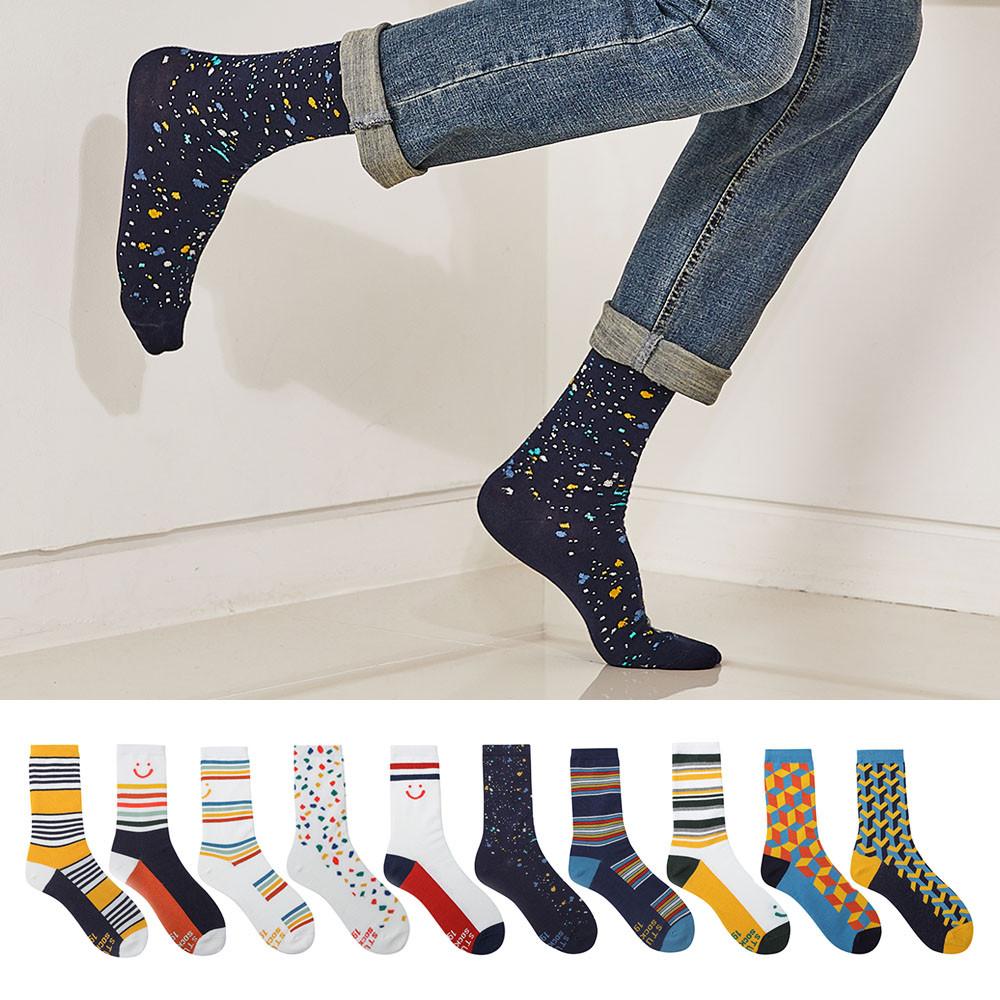 [삭스탑] 1989 남여 레트로 시리즈 삭스 모음 10종 / 기본 데일리 패션 중목양말