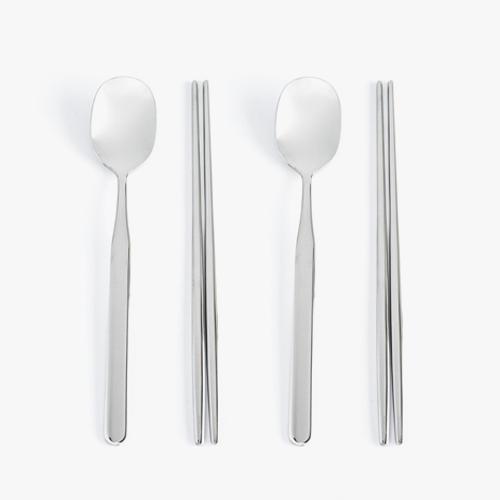 2인 수저 세트 (silver)