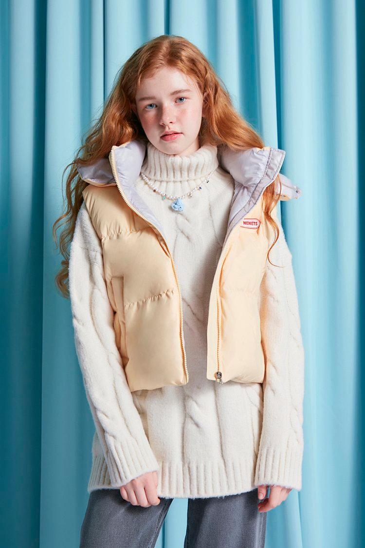 SHORT GOOSE DOWN VEST 숏 다운 베스트