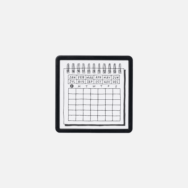 페인터블 스탬프 Pre-inked - Calendar