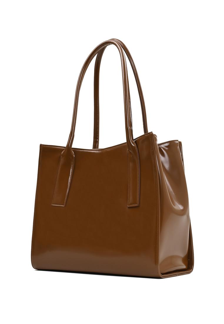 CLASSIC SHOPPER BAG_BROWN