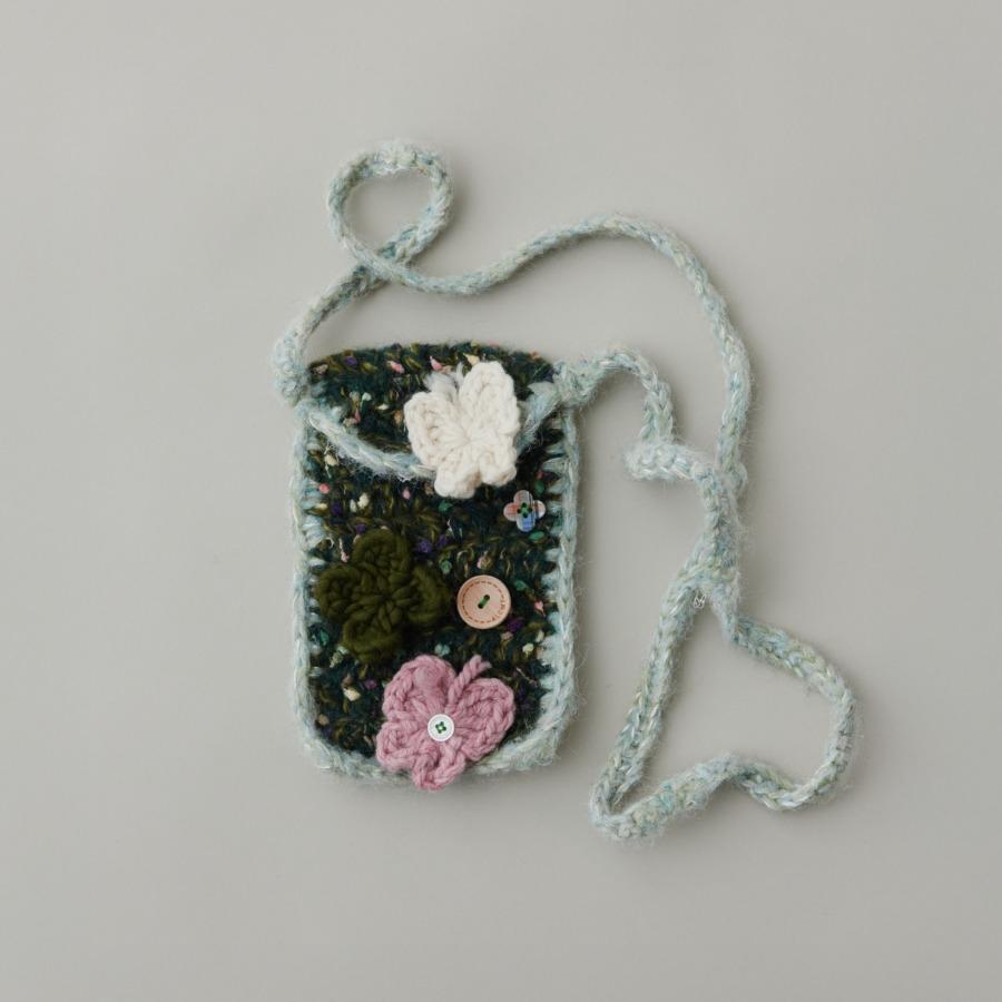 [1차 프리오더]핀카X알크미 고급 오브제 크로스백 뜨개 DIY 키트