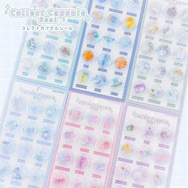카미오 콜렉트 캡슐 입체 스티커