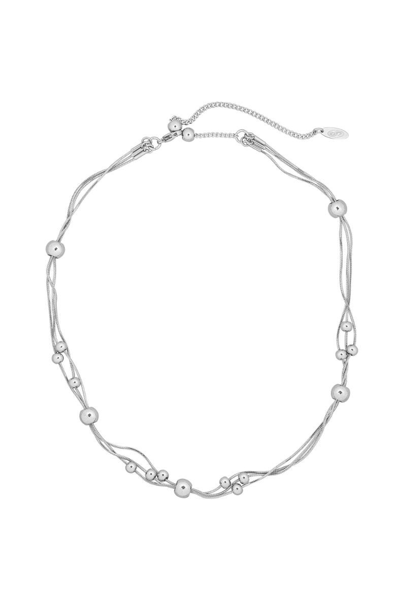 NO.567 [SILVER] BALL MOVEMENT NECKLACE