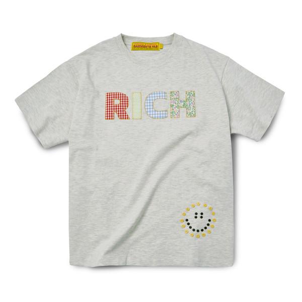 Homemade Rich Smile Button Tee (OATMEAL)