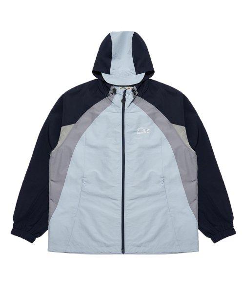 LINE BLOCK WINDBREAKER [2 COLOR]