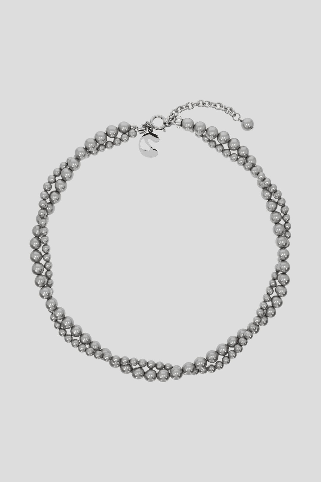 TWIST NECKLACE_GREY