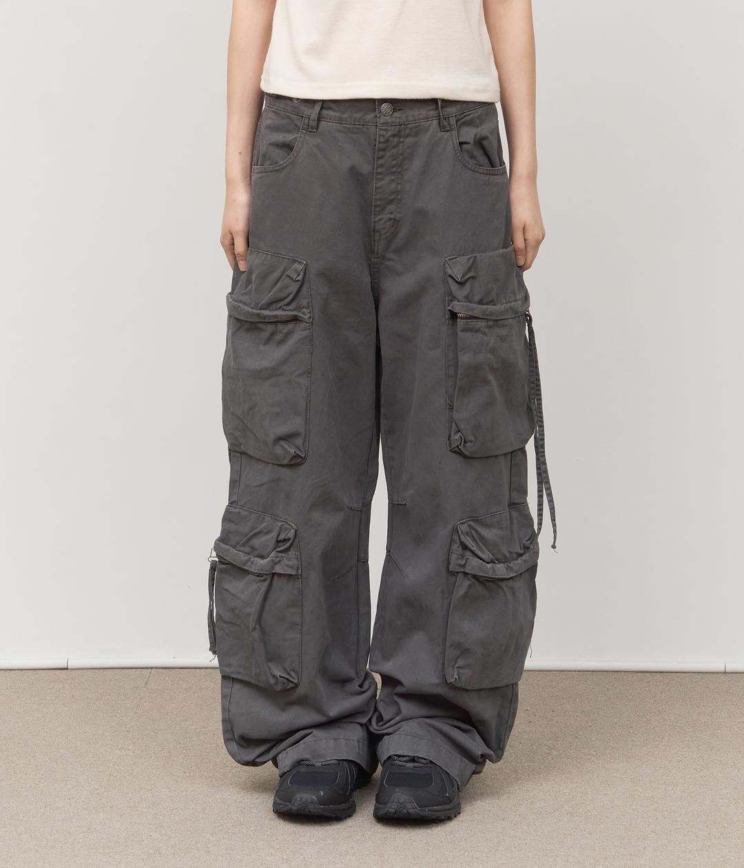 하이파이펑크 Use Dyeing Cargo Pants (3color)