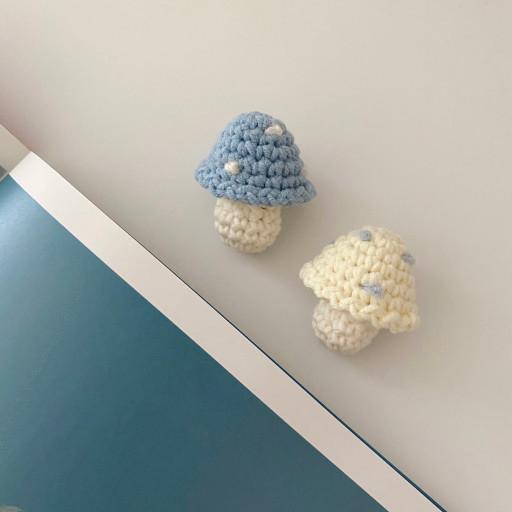 💛 버섯 니트 키링 💛