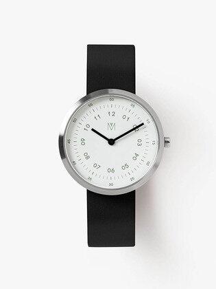 ATISAN Drizzle Black 가죽 손목 시계 (3 size)