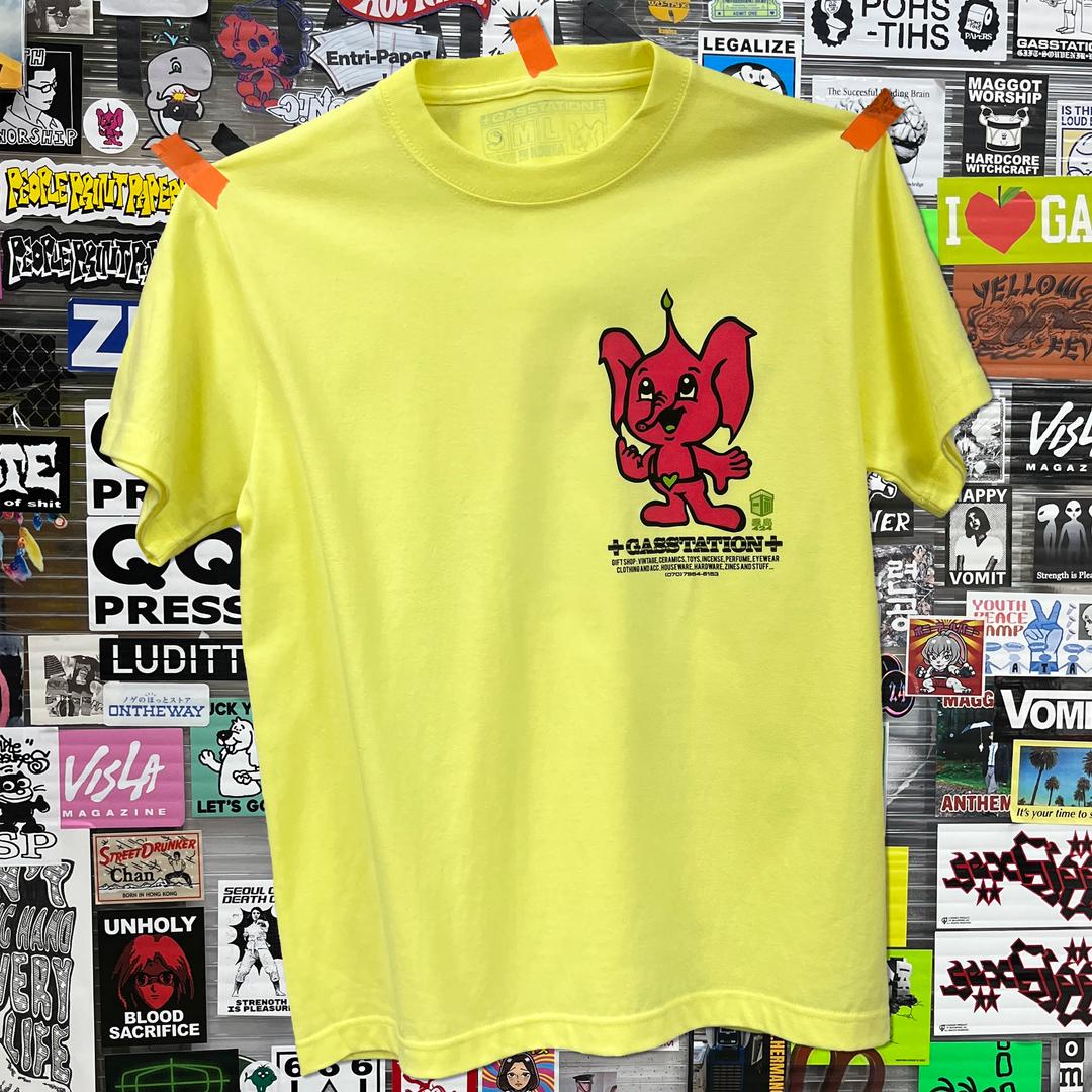 [GASSTATION] GA$ T SHIRT 003 (Lemon)